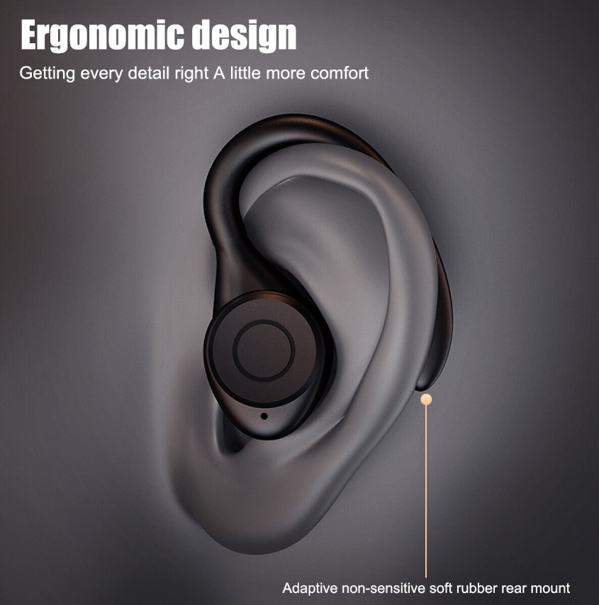 Wireless Bluetooth 5.3 Headset TWS Earphones Earbuds Stereo Headphones Ear Hook - Image 4