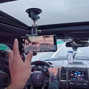 Universal Ball Head Arm for Phone 2023 New 360° Rotating Car Phone Holder Mount Ballhead Magic Arm Suction Cup Phone Holder for Car Dashboard Windshield Vehicle Sunroof