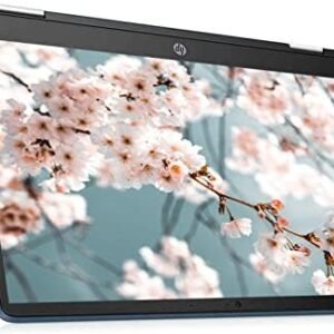 HP 2023 Convertible 2-in-1 Chromebook Laptop， 14 HD IPS Touchscreen， Intel Celeron Processor up to 2.60GHz， 4GB Ram， 64GB SSD， 4K Graphics， Super-Fast 6th Gen WiFi， Chrome OS， Dale Blue(Renewed)