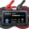 Trickle Charger Car Battery Charger Automotive， TOPDON T4000 4A/1A for 6V/12V for Lead-Acid/Lithium ion Batteries， Auto Smart Battery Maintainer Desulfator with Temperature Compensation，AGM，Deep Cycle