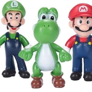 ELEFOCUS 3 PCS Mario/Mary bro Toys, Action Figure, Decorations Playsets （5 inches）