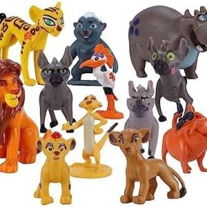 Gallagher The Lion King -The Lion Guard Figurines, Tales of Mufasa & Simba The Lion King Toys,2 inches Mini Figurines Toy Set ( Pack of 12)