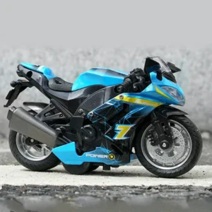 Cheers US Compatible for 1:14 Motorcycle Model, DieCast Model Motorcycle, Suspension and Free Roller, Toy Car, Motorcycle Collection, Gift