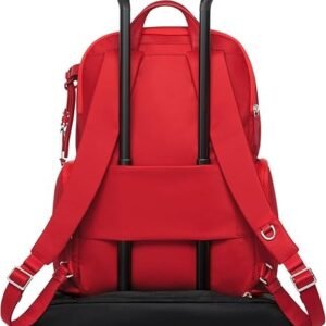 TUMI - Voyageur Celina Backpack - Women's Work and Travel Bag - 16.0" X 10.6" X 6.5" - Holds Up to 16" Laptop - Red