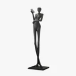 Graceful Reader Sculpture Ornaments - Image 3