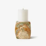 Elara Agate Candle Holder