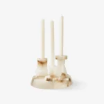 Lithia Tier Marble Candle Holder