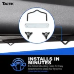 TACTIK Rooftop Cargo Carrier Box， X-Large - Made in USA - Patent-Pending Access from Both Sides - Fits Jeeps， Cars， SUVs & Minivans - Car Roof Hard Shell Cargo Carrier - 57 x 38.5 x 17.75 - Image 4