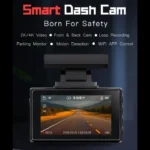 Mojo Car Cam 3 Pro 4K Car Camera Front and Back 1080P WiFi Dash Cam App Control