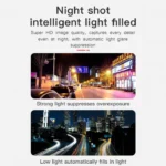 Mojo Car Cam 3 Pro 4K Car Camera Front and Back 1080P WiFi Dash Cam App Control - Image 3