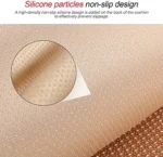 3PCS Set Car Seat Cushion for Front and Back Seat， 3D Soft Linen Breathable Auto Seat Cover， Comfort Non-Slip Rubber Bottom， Car Seat Protector Pad Universal for Office Chair， Home (Black/3PCS) - Image 5