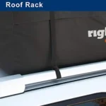 Rightline Gear Range Jr Weatherproof Rooftop Cargo Carrier for Top of Vehicle， Attaches With or Without Roof Rack， 10 Cubic Feet， Black - Image 2