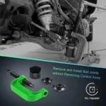 OMT Master Ball Joint Press Kit， Ball Joint Removal Tool Kit for Ball Joint U Joint and Brake Anchor Pin Removal， 21pc Ball Joint Tool Set with Ball Joint Press and Universal Adapters - Image 3