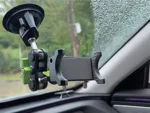 Universal Ball Head Arm for Phone Suction Cup Phone Holder 360° Rotating Car Phone Holder Mount for Car Dashboard Windshield Vehicle Sunroof Compatible with iPhone & Samsung and Other Mobile Phone
