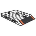 Heavy-Duty Hitch-Mounted Cargo Basket ¨C 750 LB Capacity with High Side Rails & Anti-Wobble Stabilizer - Image 3