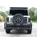 Heavy-Duty Hitch-Mounted Cargo Basket ¨C 750 LB Capacity with High Side Rails & Anti-Wobble Stabilizer - Image 5