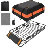 Heavy-Duty Hitch-Mounted Cargo Basket ¨C 750 LB Capacity with High Side Rails & Anti-Wobble Stabilizer - Image 8