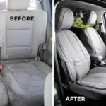 Zone Tech Car Leather Seat Covers for Front and Rear Seats Gray Fully Covered Set of 5 Universal Fit Waterproof Fine Seat Protectors 2-Pack - Image 2