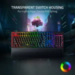 Razer BlackWidow V3 Full Size Mechanical Gaming Keyboard for PC, Chroma RGB, Wrist Rest, Black - Image 4