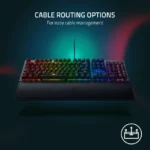 Razer BlackWidow V3 Full Size Mechanical Gaming Keyboard for PC, Chroma RGB, Wrist Rest, Black - Image 6