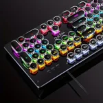 YinDiao Caller Mechanical Keyboard 104 Keys Green Axis Backlit Office E-sports Game Keyboard Wired USB Desktop Computer Notebook Universal - Image 3