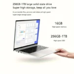 KUU Laptop PC 16 Inch 12th Gen Intel Core I7 CPU (14 Cores,up To 4.7GHz) 2560*1600px 2.5K 16GB DDR4 RAM 256G/512G/1TB PCIE SSD Notebook WiFi 6 Backlit Keyboard Camera Gaming Computer - Image 5