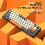 K68 60% Wireless Mechanical Keyboard, Wireless 5.0/2.4GHz With Dual Mode 2-in-1 Receiver, Compact 68-Key Hot Swappable Gaming Keyboard For PC Mac Xbox Smartphone - Image 4