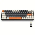 K68 60% Wireless Mechanical Keyboard, Wireless 5.0/2.4GHz With Dual Mode 2-in-1 Receiver, Compact 68-Key Hot Swappable Gaming Keyboard For PC Mac Xbox Smartphone - Image 7