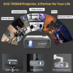 Portable Android 9.0 Proyector Native 1080p Home Theater 4K Smart Projector BT - Image 6