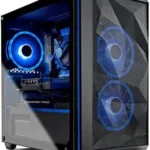 SkyTech Chronos Mini Gaming Computer PC Desktop - Intel Core-i3 10100F 3.6GHz, GTX 1650 4G, 500GB SSD, 8G 3000, RGB Fans, AC WiFi, Windows 10 Home 64-bit