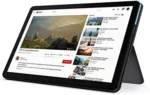 Lenovo Chromebook Duet， 2-in-1， 10.1 WUXGA (1920 x 1200) Display， MediaTek Helio P60T， 4GB LPDDR4X RAM， 128GB eMCP SSD， Integrated ARM G72 MP3 Graphics， Chrome OS， ZA6F0031US， Ice Blue + Iron Grey - Image 2