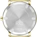 Movado Men’s Bold Evolution Pale Yellow Gold Ion-Plated Steel Case and Mesh Bracelet， Yellow Gold