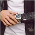 Bulova Men's Icon High Precision Quartz Chronograph Watch, Curved Mineral Crystal, 300m Water Resistant, Continous Sweeping Secondhand, Luminous Markers - Image 3