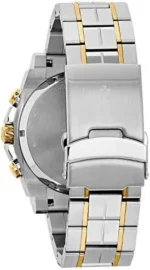 Bulova Men's Icon High Precision Quartz Chronograph Watch, Curved Mineral Crystal, 300m Water Resistant, Continous Sweeping Secondhand, Luminous Markers - Image 2