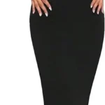 Verdusa Women's 2 Piece Outfits Sleeveless Crop Tube Top and Maxi Pencil Long Skirt Set