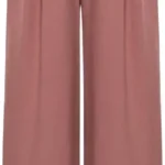 GRACE KARIN Wide Leg Pants Women's Linen High Waisted Business Casual Straight Long Trousers Palazzo Pants