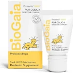 BioGaia Baby Probiotic Drops - Baby Essentials for Colic & Gas Relief, Safe for Newborns, Reduces Crying, Fussing, Colic, Gas, Spit-ups and Constipation, No allergens, Dairy, Soy, Gluten, or Sugar