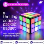 Ninja Blast Rechargeable Game Activity Cube - 9 Fun Brain & Memory Games - Cool Toys for Boys and Girls - Birthday Gifts for Ages 6-12+ Year Old Kids Tweens & Teens - Best Boy & Girl Toy Gift Ideas - Image 2