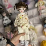 BJD Doll Girl Body with Clothes Suit Wigs Face Makeup Full Set Cute Doll Toy - Image 2