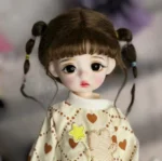 BJD Doll Girl Body with Clothes Suit Wigs Face Makeup Full Set Cute Doll Toy - Image 3