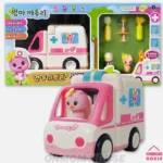 Mom Katuri Ambulance Toy with Figures, Sound and Music Korean Toys
