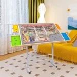 Puzzle Table with Metal Legs and Cover - Jigsaw Puzzle Table 36” x 27” - 1500 Pieces Detachable Puzzle Board with Colorful Drawers - Puzzle Storage Sorting Trays - Image 2