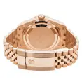 Pre-Owned Rolex Sky-Dweller 42MM 336935 Chocolate Dial Fluted Bezel 18K Rose Gold Jubilee Bracelet