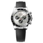 Pre-Owned Rolex Cosmograph Daytona 116519LN-0006 â€“ White Gold with Black Ceramic Bezel & Oysterflex Rubber Strap - Image 7