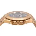 Pre-Owned Audemars Piguet Royal Oak Chronograph 41mm Watch 26320OR Black Dial With Rose Gold Bracelet