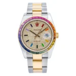 Pre-Owned Rolex Datejust 36MM 116203 Champagne Diamond Dial Two Tone Oyster Bracelet - Image 2