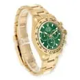 Pre-Owned Rolex Daytona 116508 Yellow Gold Green Dial Mens Watch