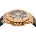 Pre-Owned Audemars Piguet Royal Oak Chronograph 26331OR 41MM Blue Dial With Leather Bracelet