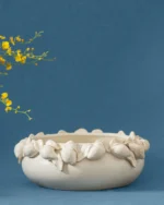 Lemon Lined Cream Bowl - Image 2