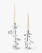 Floral Taper Holders (Set of 2)